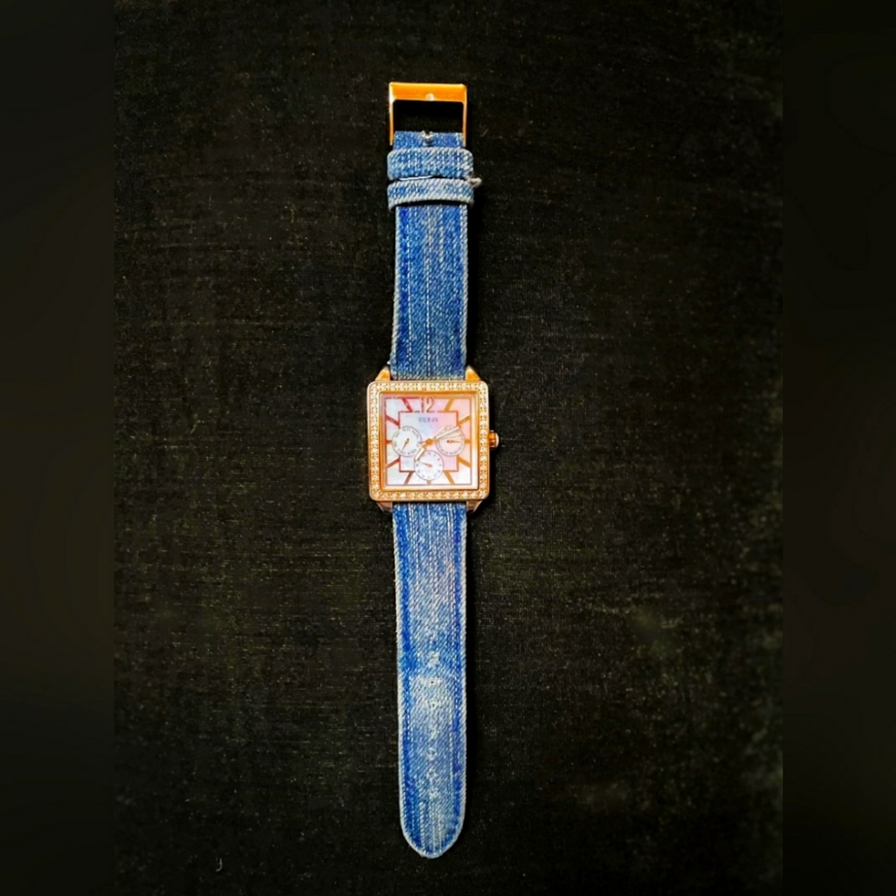 Guess denim bracelet watch$25:00